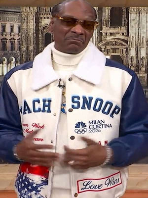 Snoop Dogg Team USA Coach Varsity Jacket - side view