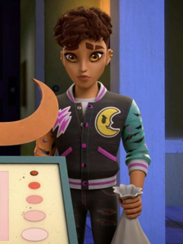 Clawd Wolf Monster High Varsity Jacket - back view