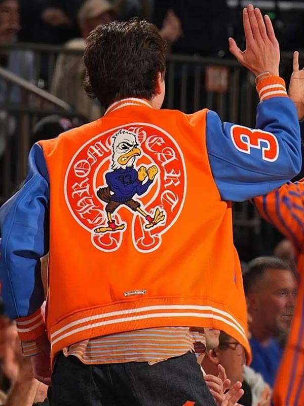 Timothee Chalamet Varsity Jacket - side view