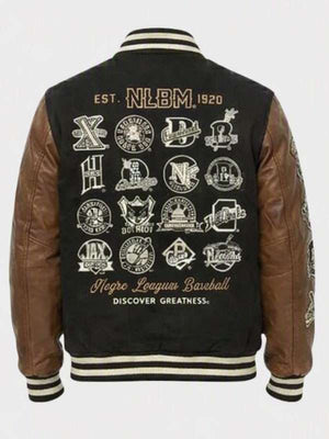 Negro League Vintage Varsity Jacket - back view