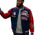 Lebron James 76ers Varsity Jacket