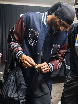 Snoop Dogg Joy 2025 Varsity Jacket - back view