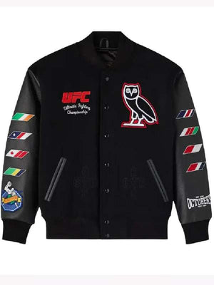 UFC Championship OVO Varsity Jacket