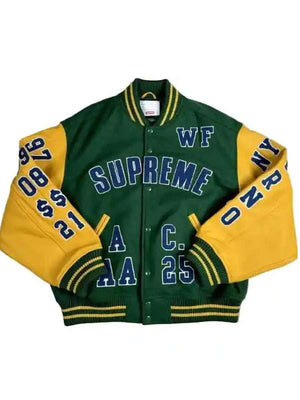 All Time High Druski Varsity Jacket - side view
