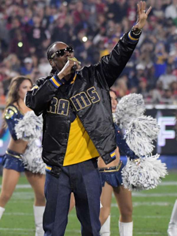 Snoop Dogg Los Angeles Rams Varsity Jacket
