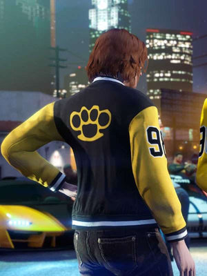 R Community Series Varsity Jacket - back view