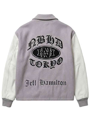 Neighborhood Jeff Hamilton Varsity Jacket - side view