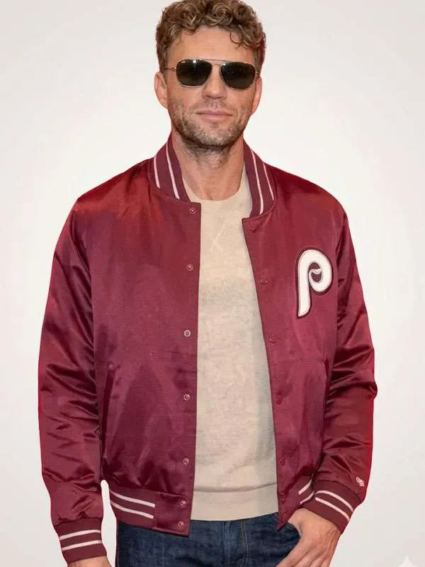 Ryan Phillippe Phillies Varsity Jacket - back view
