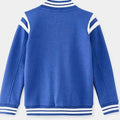 Street Fighter Andrew Koji Blue Varsity Jacket