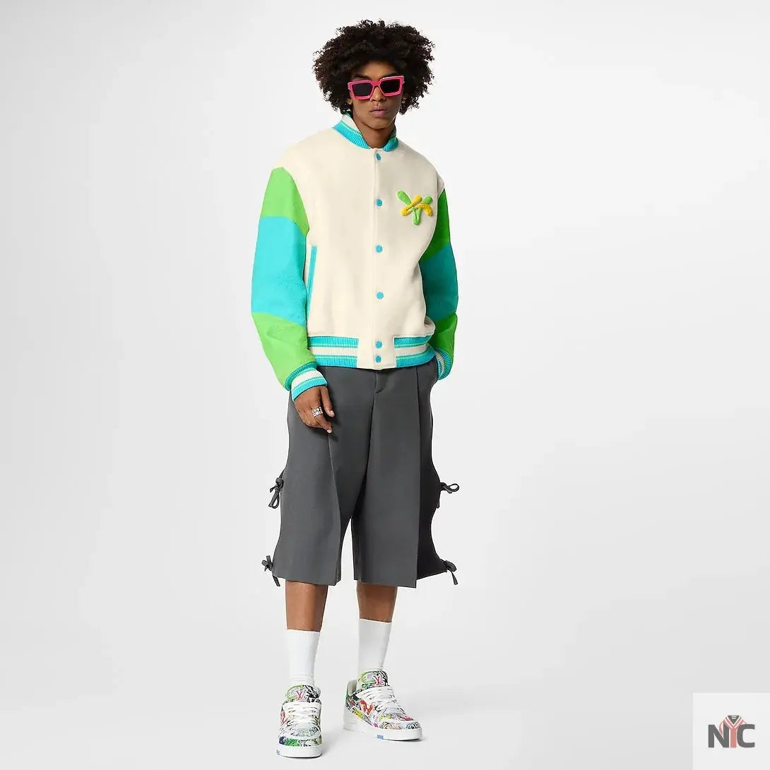 Rainbow Playground Varsity Blouson Jacket