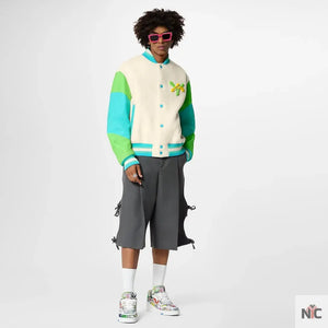 Rainbow Playground Varsity Blouson Jacket