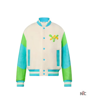 Rainbow Playground Varsity Blouson Jacket