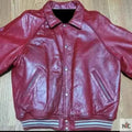 Red Avirex Inspired Indian Motorcycle Jacket