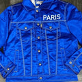 Red Peppers Paris Blue Jacket