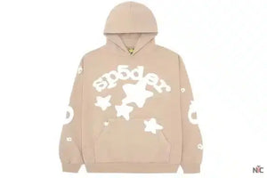 Sp5der Inspired Beluga Light Brown Hoodie