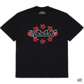 Sp5der Inspired Warped Black Tee