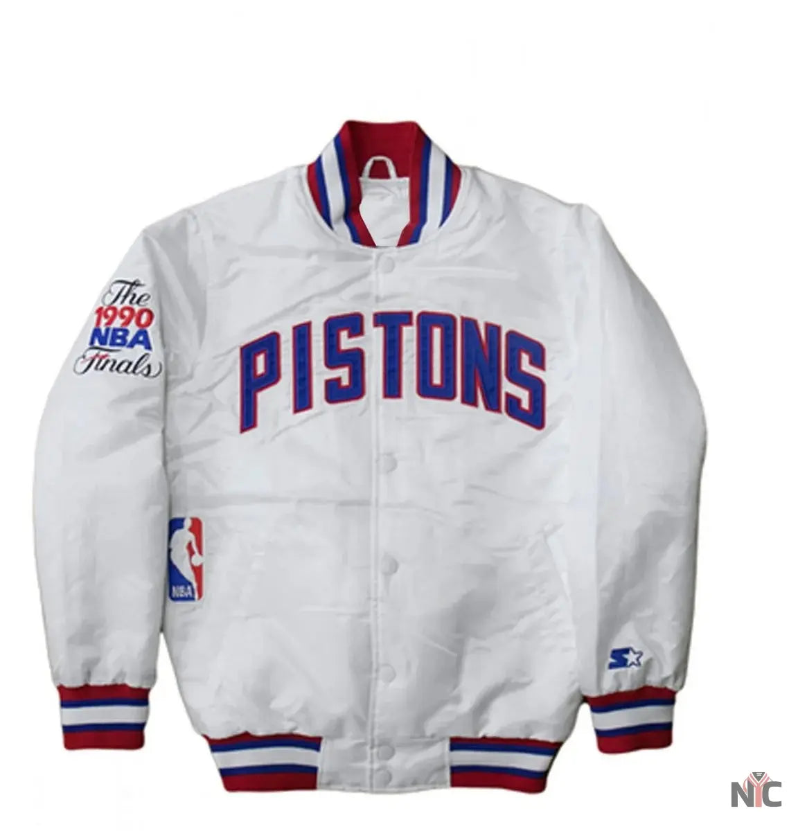 Starter Detroit Pistons NBA Inspired Satin Jacket