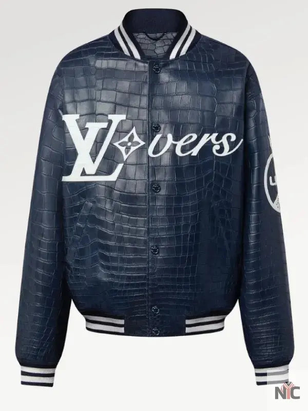Vers 2024 Blue Varsity Jacket