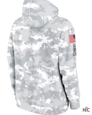 Washington Commanders Inspired Salute To Service Camo 2024 Hoodie