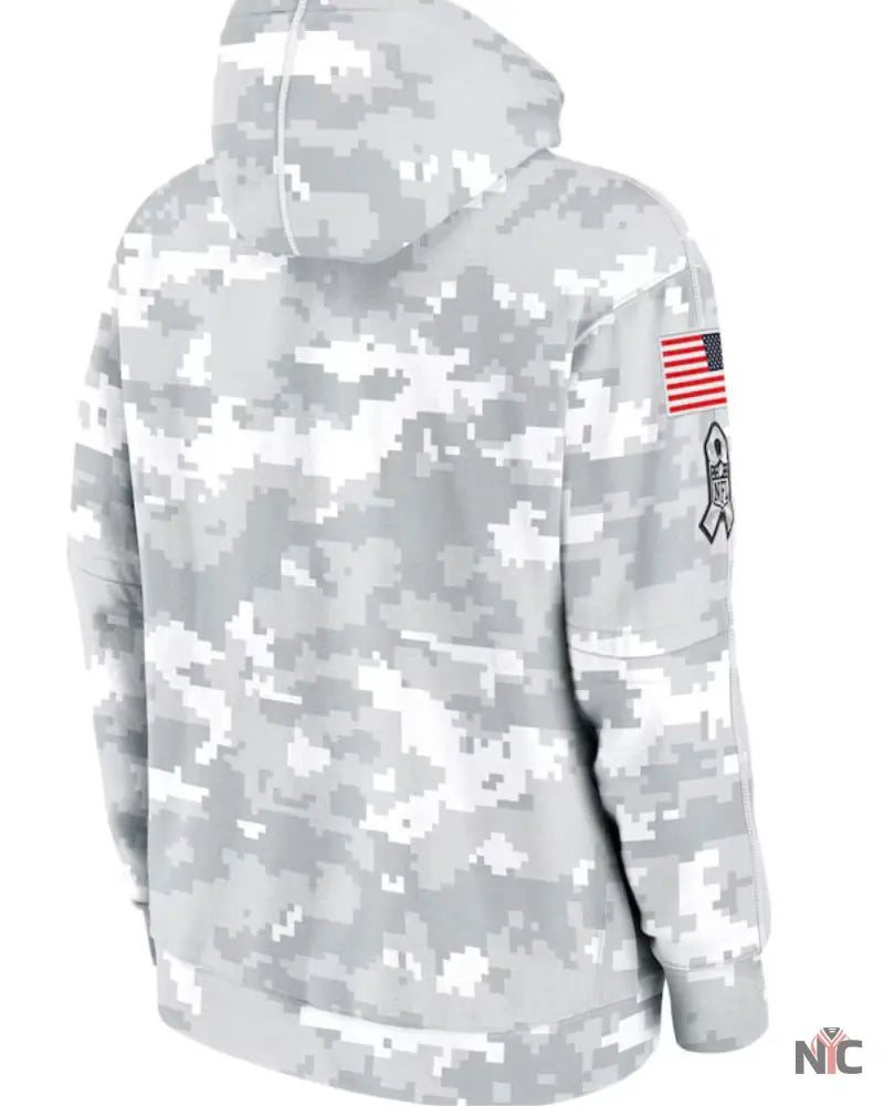 Washington Commanders Inspired Salute To Service Camo 2024 Hoodie