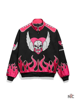 WWE The Hart Foundation Racing Jacket