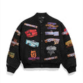 WWE WrestleMania 1-21 Black Varsity Jacket